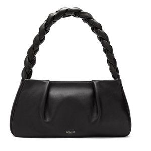 DeMellier Genova Leather Braided Shoulder Bag